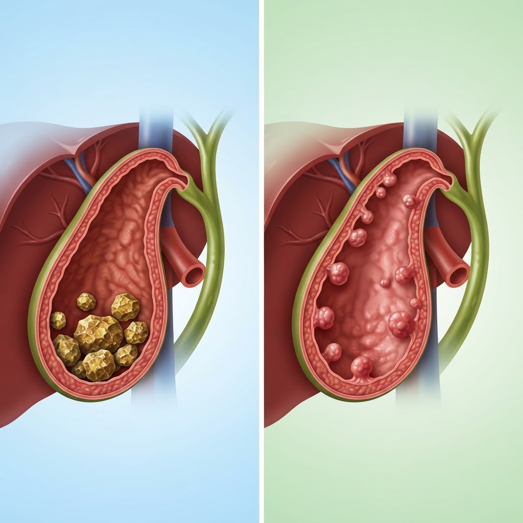 Gallstones vs. Gallbladder Polyps: Differences and Risks